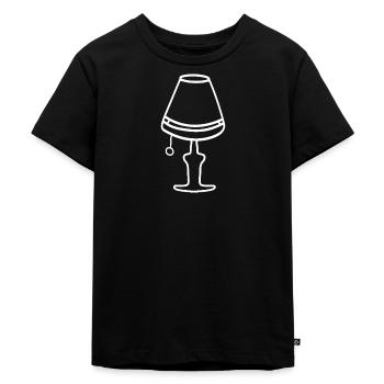 Miesmuschelartwuermchen Lampe aus den 70 Jahren - Kinder Premium Bio T-Shirt - Schwarz - Vorne - Mikhail (115cm)