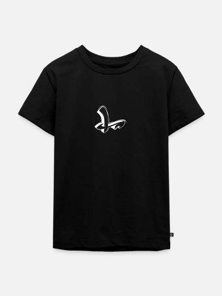 L - Kinder Premium Bio T-Shirt - Schwarz