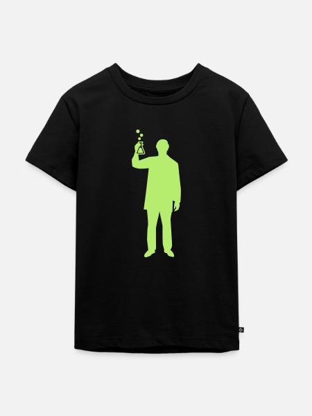 Chemiker - Kinder Premium Bio T-Shirt - Schwarz