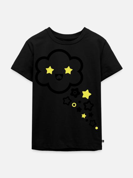 star - Kids Premium Organic T-Shirt - black