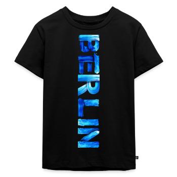 Berlin : ville de la diversité - T-shirt Premium bio Enfant - noir - Devant - Mikhail (115cm)