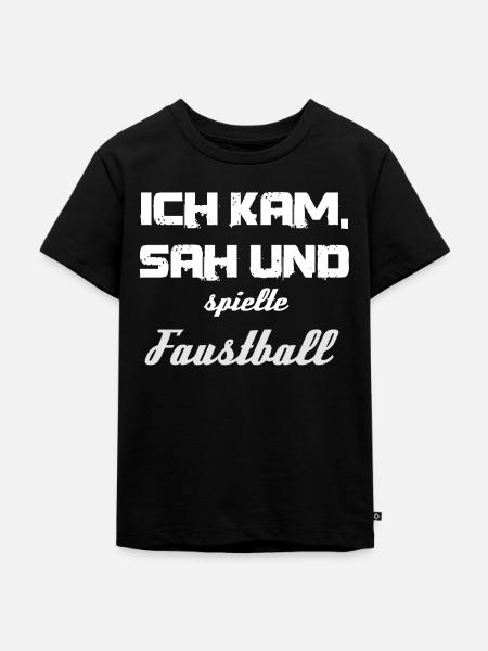 Faustball Faustballspieler Faustballer - Kinder Premium Bio T-Shirt - Schwarz