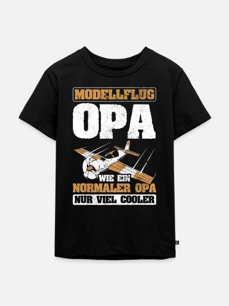 Modellflug - Kinder Premium Bio T-Shirt - Schwarz