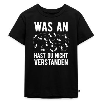 Tanzen Tänzer Tanz - Kinder Premium Bio T-Shirt - Schwarz - Vorne - Mikhail (115cm)
