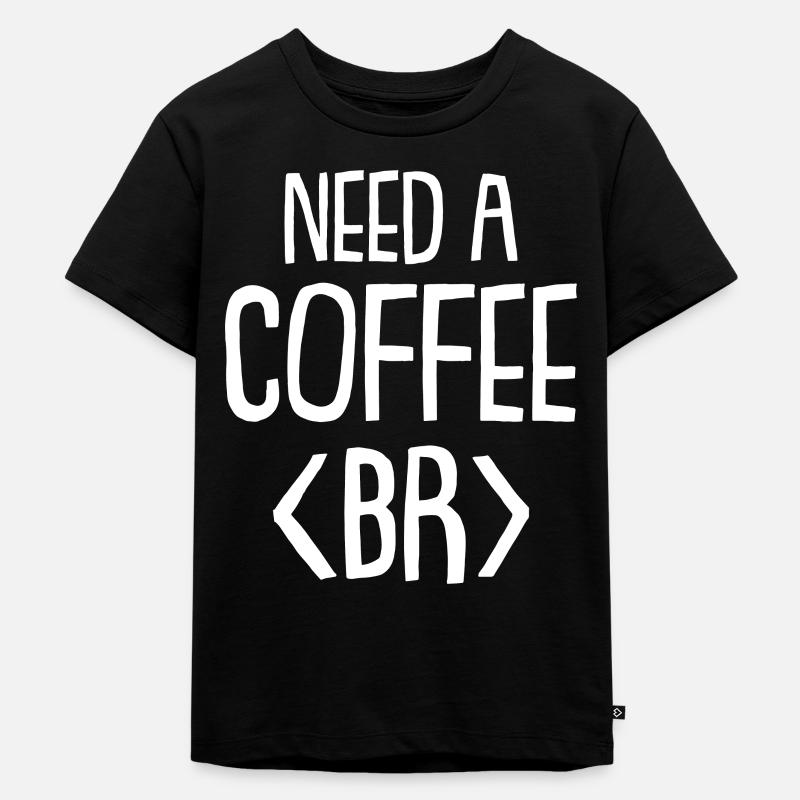 Programmierer Coder Software Entwickler - Kinder Premium Bio T-Shirt - Schwarz