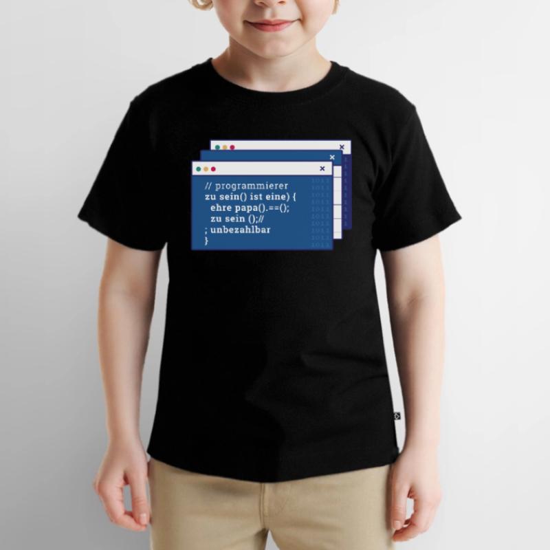 Entwickler Coder Programmierer Vater Kinder Premium Bio T-Shirt