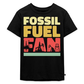 Ölfeld Bohrinsel Treibstoff - Kinder Premium Bio T-Shirt - Schwarz - Vorne - Mikhail (115cm)