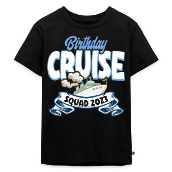 Kreuzfahrt Kreuzfahrtreisende Geburtstag - Kinder Premium Bio T-Shirt - Schwarz - Vorne - Mikhail (115cm)