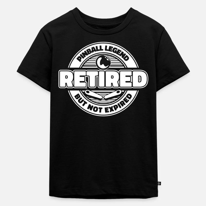 Flipper à la retraite - T-shirt Premium bio Enfant - noir