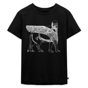 Assyrian Mythology Sumerian Mesopotamia - Kinder Premium Bio T-Shirt - Schwarz - Vorne - Mikhail (115cm)