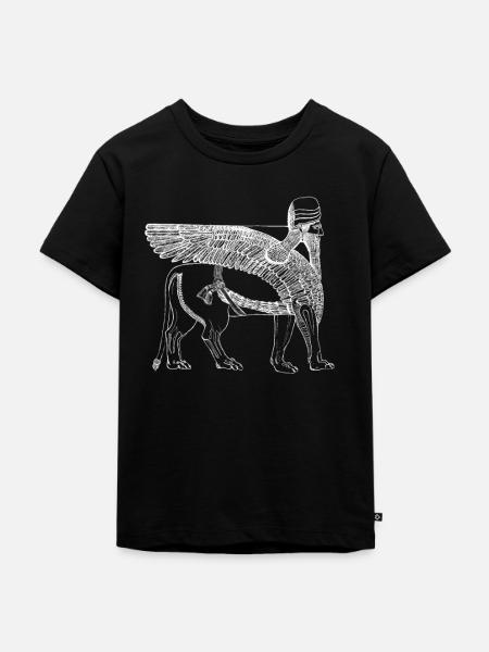 Assyrian Mythology Sumerian Mesopotamia - Kinder Premium Bio T-Shirt - Schwarz