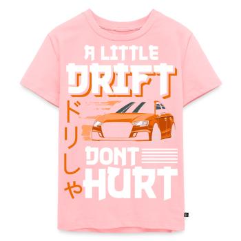 Drifting transversely - Kids Premium Organic T-Shirt - rose - Front - AI Model Kid Female (0cm)