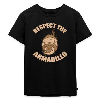 Respectez le mammifère tatou - T-shirt Premium bio Enfant - noir - Devant - Mikhail (115cm)