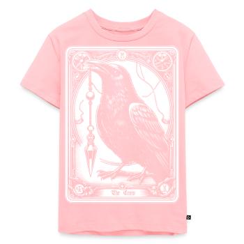 Raven Pendulum Tarot - Kids Premium Organic T-Shirt - rose - Front - AI Model Kid Female (0cm)