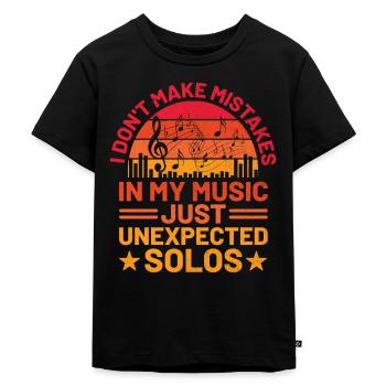 Musician Songwriter Singer Musician Music Music Pr - Kids Premium Organic T-Shirt - black - Front - Mikhail (115cm)