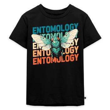 Entomology Entomologist Insect - Kids Premium Organic T-Shirt - black - Front - Mikhail (115cm)