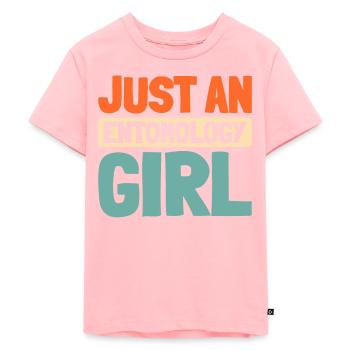 Entomology Entomologist Insect - Kids Premium Organic T-Shirt - rose - Front - AI Model Kid Female (0cm)