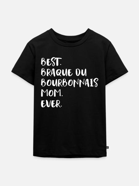 Braque du Bourbonnais - Kinder Premium Bio T-Shirt - Schwarz