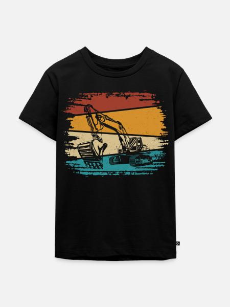 Bagger - Kinder Premium Bio T-Shirt - Schwarz