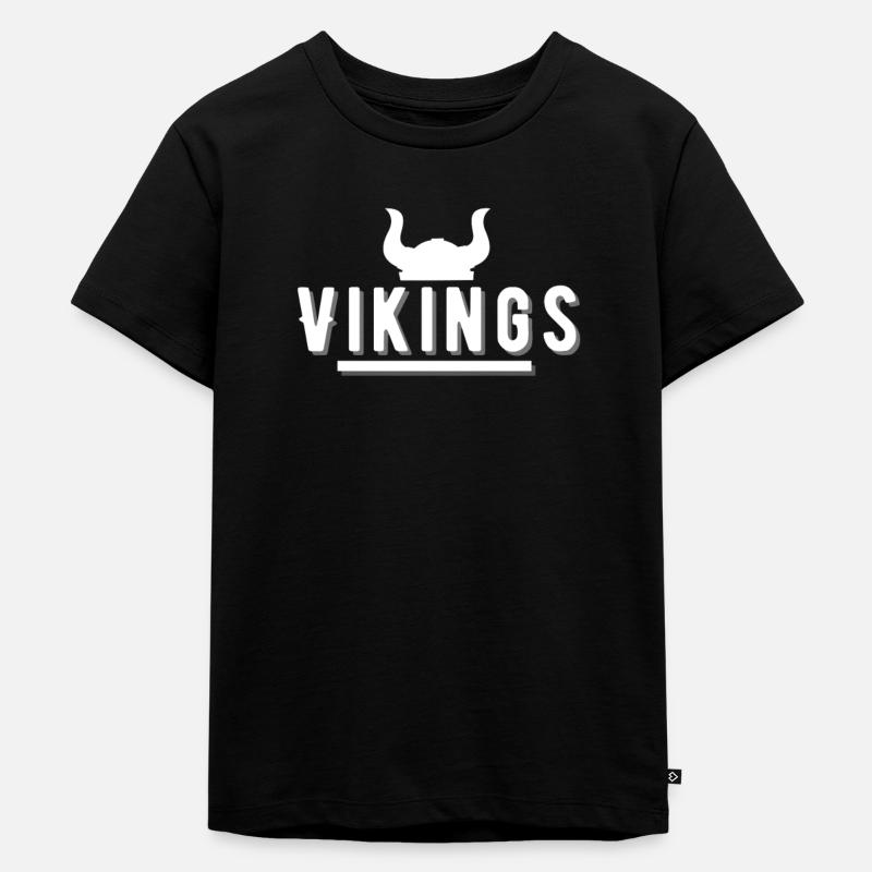 Vikings. cadeau vikings - T-shirt Premium bio Enfant - noir