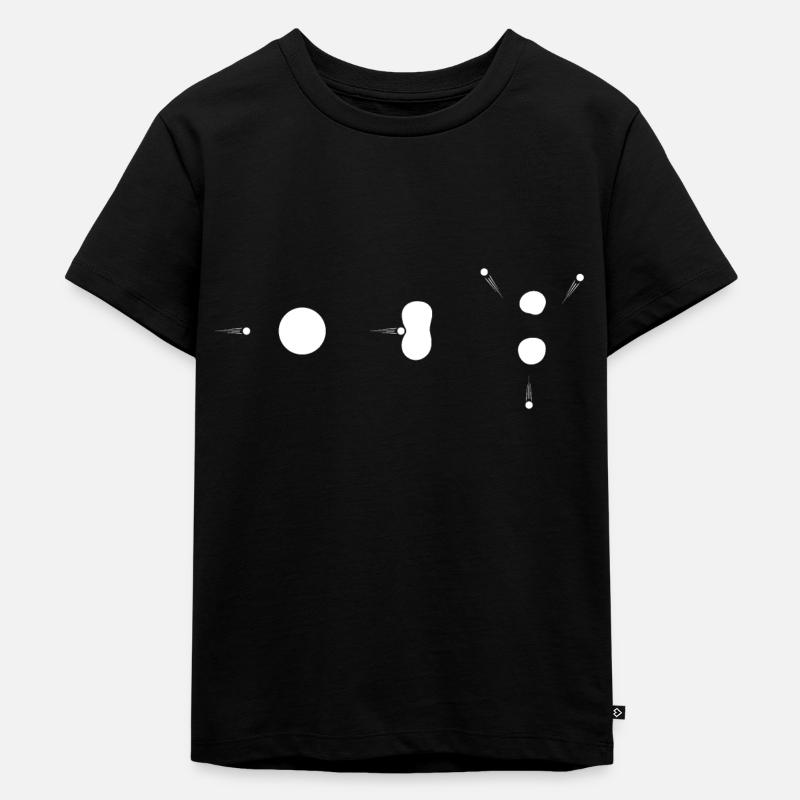 Kernspaltung - Kinder Premium Bio T-Shirt - Schwarz
