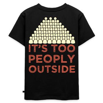 Introvert - Kids Premium Organic T-Shirt - black - Back - Mikhail (115cm)