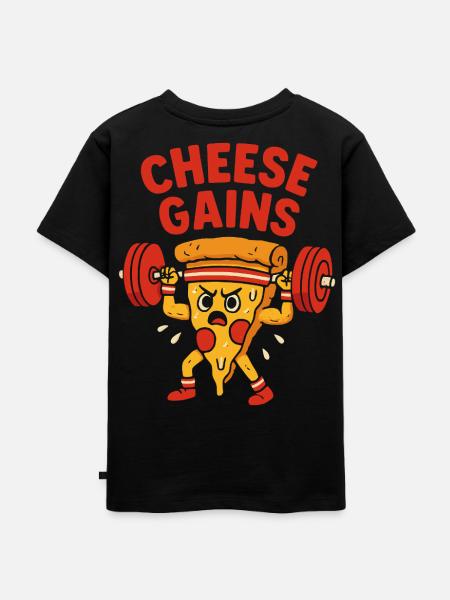 Käsig, kräftig, krass - Kinder Premium Bio T-Shirt - Schwarz