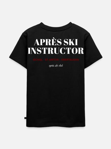 Après Ski Instructor - Kinder Premium Bio T-Shirt - Schwarz