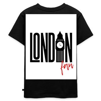 London Fan - Kids Premium Organic T-Shirt - black - Back - Mikhail (115cm)