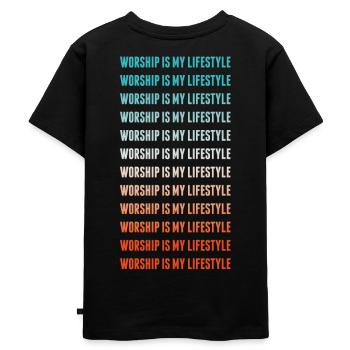 LE CULTE EST MON MODE DE VIE - T-shirt Premium bio Enfant - noir - Dos - Mikhail (115cm)