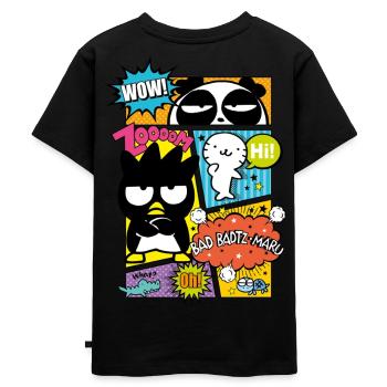 Bad Badtz-Maru With Friends In Comic Style - Kids Premium Organic T-Shirt - black - Back - Mikhail (115cm)