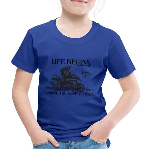 Life starts GS 2 - Premium-T-shirt barn