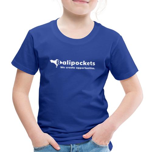Balipockets Logo Weiß - Kinder Premium T-Shirt