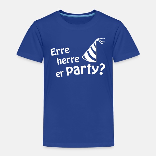 Erre herre er party? - Premium T-skjorte for barn (ca 2-8 år)