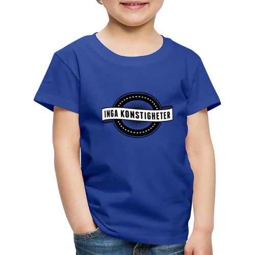 Inga Konstigheters klassiska logga (ljus) - Premium-T-shirt barn