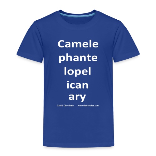 camelepha 5lines white - Kids' Premium T-Shirt