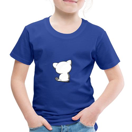 Kociak z powrotem chibi - Koszulka dziecięca Premium