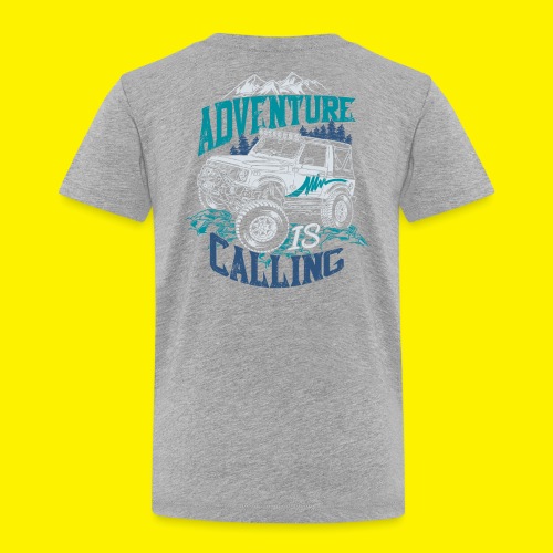 AWESOME OFFROAD TRUCK - ADVENTURE IS CALLING - Kinder Premium T-Shirt