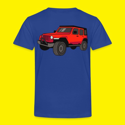 SCALE TRIAL TRUCK 4X4 OFFROAD SUV ALL WHEEL DRIVE - Kinder Premium T-Shirt
