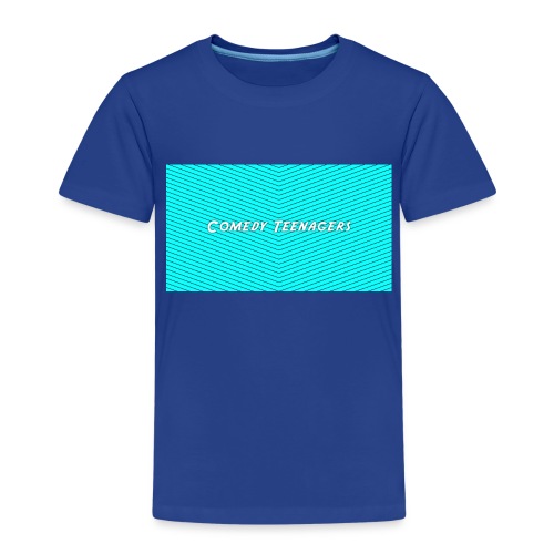 Light Blue Comedy Teenagers T Shirt - Premium-T-shirt barn