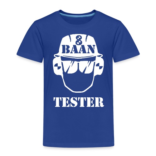 Achtbaan tester tshirt van Baas Bots - Kinderen Premium T-shirt