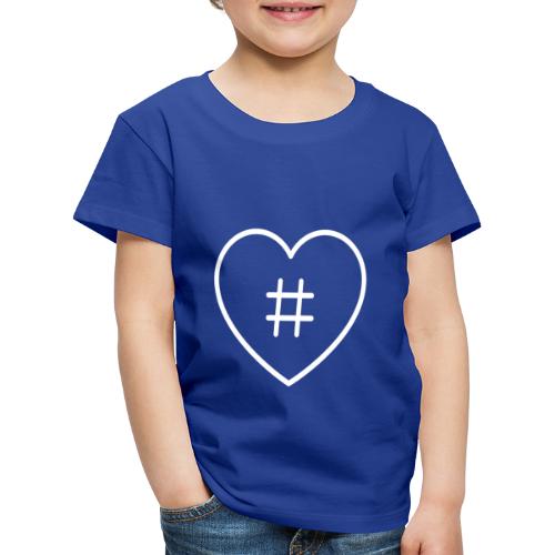Hashtag Herz - Kinder Premium T-Shirt