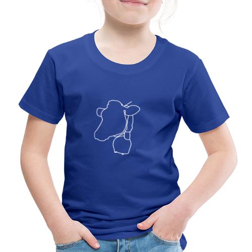 Kuh-Kopf weiss - Kinder Premium T-Shirt