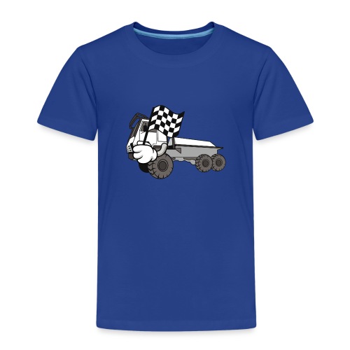 STEYR 1491 6X6 RACE TRAIL TRUCK 6X6 MIT ZIELFLAGGE - Kinder Premium T-Shirt