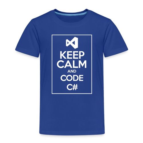 Keep Calm And Code C# - Kids' Premium T-Shirt