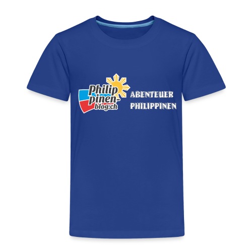 Philippinen-Blog Logo deutsch schwarz/weiss - Kinder Premium T-Shirt