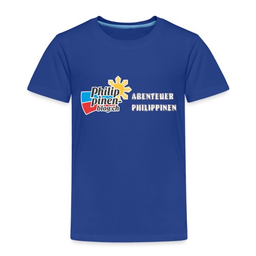 Philippinen-Blog Logo deutsch orange/weiss - Kinder Premium T-Shirt
