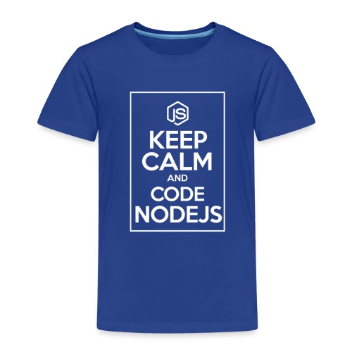 Keep Calm And Code NodeJs - Kids' Premium T-Shirt