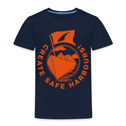 Seebruecke - Create Save Harbours - Kinder Premium T-Shirt