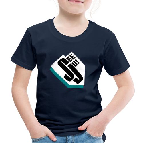 SeeJu 2 logo block 3farb - Kinder Premium T-Shirt